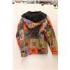 Image 4 : *Multicoloured Patch-Esque Winter Jacket - Size Large