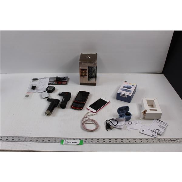 Scent Sensations Accent Warmer, Bell Dashboard 300 For Bicycle (Appears Incomplete), (2) Mini Torch 