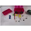 Image 3 : South Bend Worm Gear (88 pc) Kids Tackle Box - Complete & Saskatchewan Rough Riders Mini Football