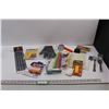 Image 1 : Various Kitchen/Grilling Items - BBQ Skewers, Burger Bags, Thermo Glove, The Papered Chef Hold n Sli