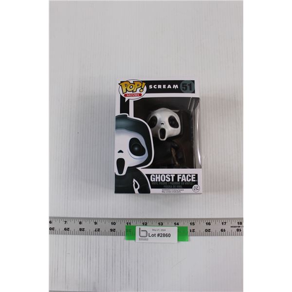 Funko Pop! Movies "Scream: Ghost Face" #51 in Original Box (Slightly Damaged)