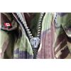 Image 10 : STC EDG Steel Toe Boots (Size 10 Men's) & Military Camouflage Coat (Size 190/112) - Zipper Ripping O