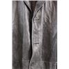 Image 3 : *Dainer Genuine Long Leather Coat (Size Medium) - Missing Top Two Buttons
