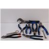 Image 4 : (10) Lot of Tools: Hand Wire Cutters; Pliers; Wiser Keyless Door Handles