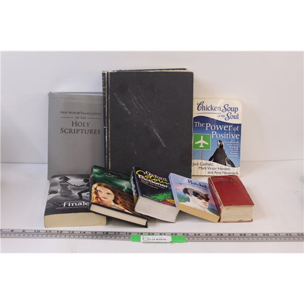 (8) Lot of Books: Bible; Edgar Allen Poe Large Hardcover & Misc. Titles