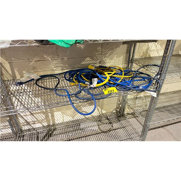 LOT OF ASSORTED EXTENSION CORDS