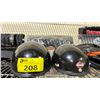 Image 3 : SHELF OF ASSORTED MOTORCYCLE EQUIPMENT INCLUDING; HELMETS, MOTORCYCLE COVER, RIDING BAG & MORE