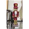 Image 2 : LOT OF ASSORTED CHRISTMAS DECOR INCLUDING; NUTCRACKERS, MOTORCYCLIST SANTA & SANTA FIGURE