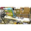 Image 1 : MAGMA RAIL MOUNTED UMBRELLA, TELESCOPIC SPRAY WAND & BESTWAY KIDS POOL