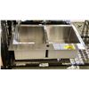 Image 1 : STAINLESS STEEL DUAL BAY SINK