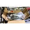 Image 2 : LOT OF ASSORTED ITEMS INCLUDING; VINTAGE HEADLIGHT, STAR TREK FIGURES, MONITOR MOUNT & MORE