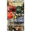 Image 2 : SHELF OF ASSORTED TOOLS INCLUDING; BATTERY CHARGERS, CIRCULAR SAW, ROTARY TOOL & MORE
