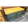Image 2 : WOOD STORAGE CHEST 41" X 19" X 23"