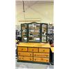 Image 1 : 7 DRAWER DRESSER 57" X 17"  30" WITH MIRROR