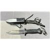 Image 1 : U.S.N. ONTARIO MARK 3 MOD 0 COMBAT/DIVING KNIFE WITH SCABBARD 2V376