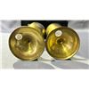 Image 2 : 2 SOLID BRASS GOBLETS IN CASE MADE IN INDIA