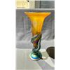 Image 2 : BLOWN GLASS VASE 14.5" TALL