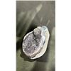 Image 2 : DEEP PURPLE/BLACK AMETHYST GEODE INCH RETAIL $ 380.00