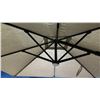 Image 2 : CANOPY PATIO UMBRELLA *HAS A HOLE* (SANDBAGS NOT INCLUDED)