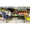 Image 1 : SHELF OF ASSORTED ITEMS INCLUDING; SHOES, BAG, ZARA JACKETS & MORE