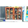 Image 1 : 8 ASSORTED MINI NUTCRACKERS IN DISPLAY CASE