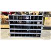 Image 1 : METAL BENCH TOP TOOL/BIT ORGANIZER WITH ASSORTED CONTENTS
