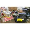Image 3 : SHELF OF ASSORTED ITEMS INCLUDING; WRENCH SET, RATCHET BITS, POWER BARS & MORE