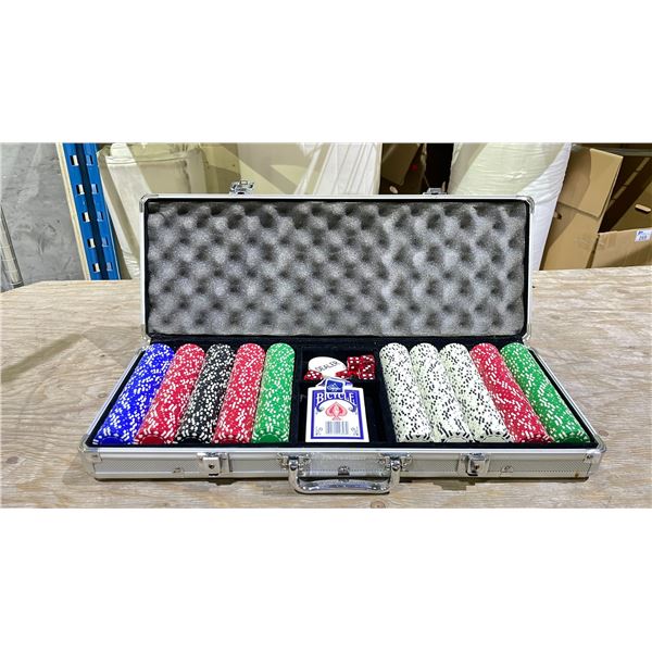POKER CHIP SET WITH CASE