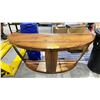 Image 1 : WOOD HALLWAY "D" TABLE 60" X 20" X 27.5"
