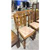 Image 2 : SET OF 4 VINTAGE CHAIRS