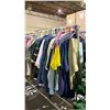 Image 1 : RACK OF ASSORTED CLOTHING (RACK NOT INCLUDED)