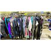 Image 1 : RACK OF ASSORTED CLOTHING (RACK NOT INCLUDED)
