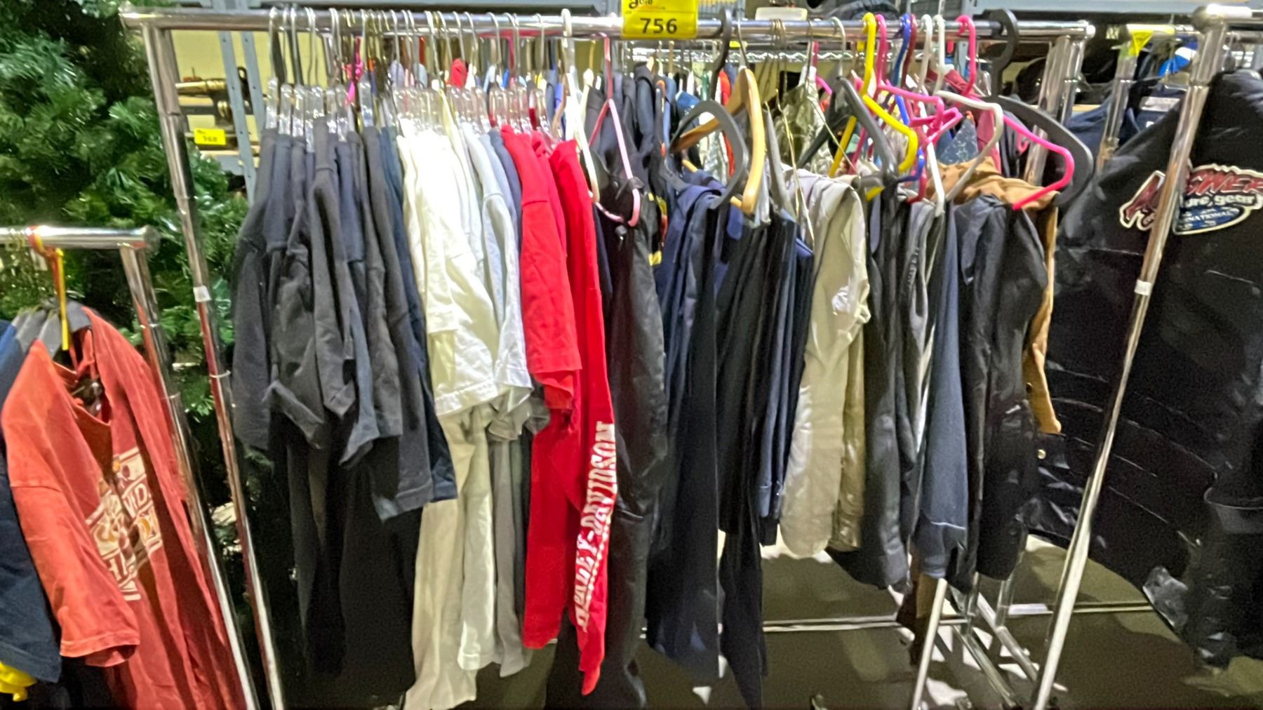 RACK OF ASSORTED CLOTHING (RACK NOT INCLUDED) - Able Auctions