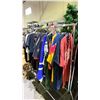 Image 3 : RACK OF ASSORTED CLOTHING (RACK NOT INCLUDED)