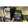 Image 2 : SHELF OF ASSORTED ITEMS INCLUDING; DESKTOP COMPUTER, MULTI-DVD BURNER, THUMP SPEAKERS & MORE