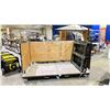 Image 1 : LARGE 4 WHEEL CART WITH REMOVABLE WALLS & FORKLIFT SLOTS 86.5" X 48" X 48"