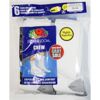 Image 1 : FRUIT OF THE LOOM MEN'S BIG & TALL WHT/GRY CREW SOCKS