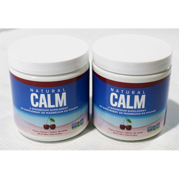 2 NATURAL CALM MAGNESIUM SUPPLEMENTS CHERRY