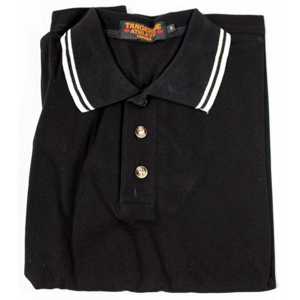 NEW YOUTH POLO SHIRT BLACK SIZE  LARGE