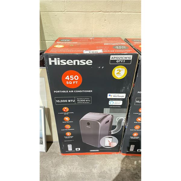 HISENSE 10000 BTU PORTABLE AIR CONDITIONER