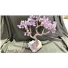 Image 1 : AMETHYST BONSAI TREE 14" RETAIL $1500.00