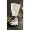 Image 2 : AMETHYST CANDLE HOLDER RETAIL $300.00