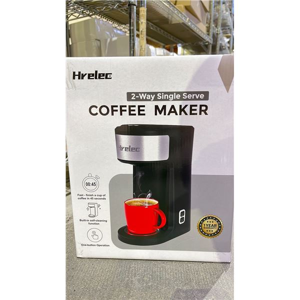 2-WAY SINGLE-SERVE COFFEE MAKER - BLACK