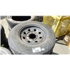 Image 2 : SET OF 4 NOKIAN HAKKAPELIIT LT3 LT265/70R17 TIRES ON 8 BOLT METAL RIMS