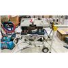 Image 1 : BOSCH 4100 10" TABLE SAW WITH BOSCH TS3000 GRAVITY RISE PORTABLE STAND