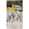 Image 2 : 2 ALUMINUM FOLDING SAW HORSES