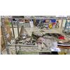Image 2 : SHELF LOT OF ASSORTED ITEMS INCLUDING; BAKING TINS, SERVING TRAYS, WINE HOLDER AND MORE