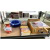 Image 9 : SHELF LOT OF ASSORTED ITEMS INCLUDING; LED WALL DECOR, HARRY POTTER ORDER OF THE PHOENIX AND GOBLET
