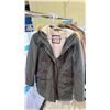 Image 4 : 3 WINTER COATS INCLUDING; BURTON SIZE S, LEVIS SIZE XS AND H&M SIZE 4