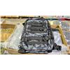 Image 2 : BOX OF STANDARD BLACK CAMEO FISHING TACKLE BACKPACKS